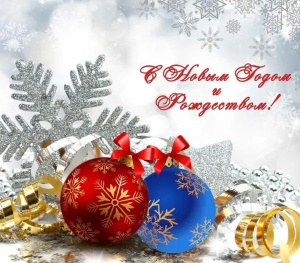 ПОЗДРАВЛЯЕМ С НАСТУПАЮЩИМ НОВЫМ ГОДОМ И РОЖДЕСТВОМ !